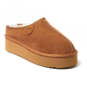 Женские тапочки Fireside by Dearfoams Queenstown на платформе с клогами, цвет Chestnut
