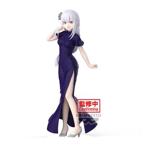 Re zero starting life in another world glitter&glamours emilia, предпродажный бонус 24см BANPRESTO