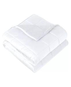 Утяжеленное одеяло, 25 фунтов (80 x 87 дюймов) Bare Home, белый