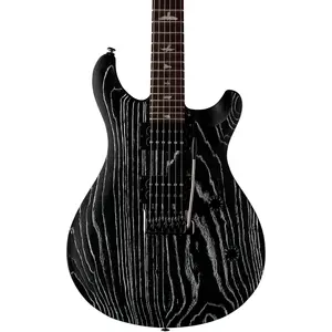 Электрогитара PRS SE Swamp Ash CE 24 Sandblasted LTD, осветленная пескоструйной обработкой, белая