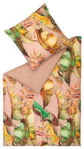 Двустороннее постельное белье Schöner Wohnen, 135x200 см, зеленый/разноцветный/песочный/бежевый