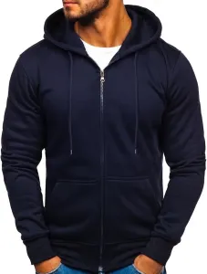 Мужская худи на молнии с капюшоном и карманом