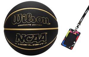 Wilson NCAA Collection WTB067519IB07CN WIL000070 PU баскетбольный мяч Black размер 7 для тренировок унисекс