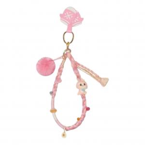 Лабубу Pop Mart The Monsters Labubu Pom Party Key Chain 'Pink'