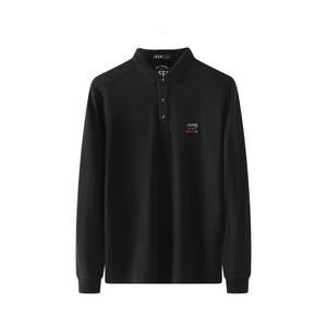 Футболка поло унисекс JEEP SPIRIT, черная