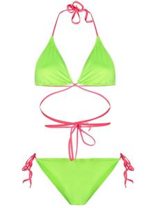 Noire Swimwear бикини Tanning с запахом, зеленый