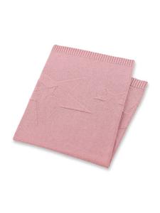 Вязаное мягкое одеяло светло-розового цвета Sterntaler