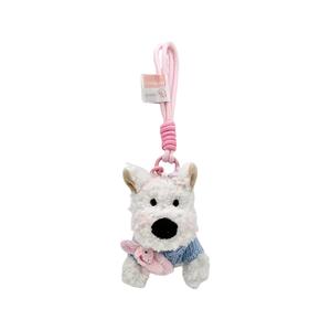 Очаровательный плюшевый брелок в виде щенка вест хайленд уайт терьера, 12 см DUOMIAOYOU, синий
