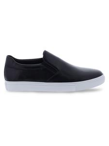 Низкие кеды Reggio Leather Slip On Zanzara, черный