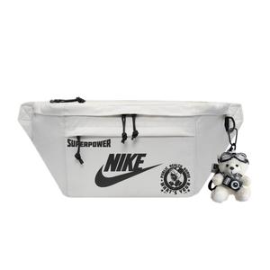 Тканевая сумка через плечо, кроссбоди, слинг-сумка, поясная сумка Regular Unisex Light Bone Gray Nike, серый