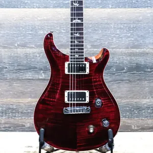 Электрогитара PRS McCarty Red Tiger с верхней декой из кленового расплава, узором грифа и чехлом