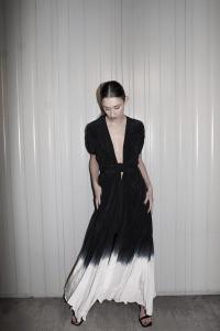 Платье халат Delight с пышной юбкой Religion, черный