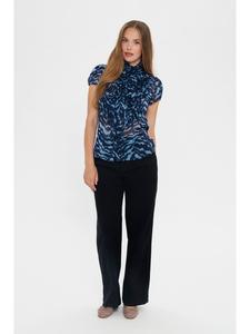 SAINT TROPEZ Рубашка с длинными рукавами LiljaSZ, прямого кроя, цвет Pageant Blue