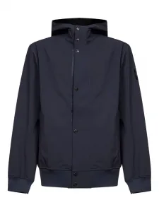 Куртка на молнии с капюшоном Stone Island, синий