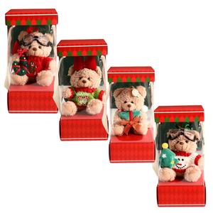 Пилот свитер медвежонок чарм кукла плюш подвеска 11см высота Handsome, белый