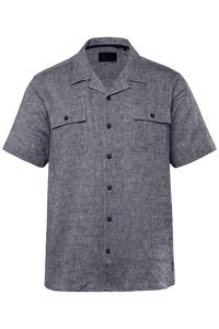 Рубашка на пуговицах классического кроя JP1880, темно-серый