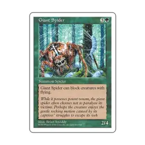 CCG Гигантский паук (С), MTG - 5th Edition