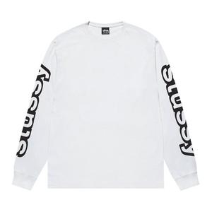 Футболка Stussy Sideways Long-Sleeve Tee, белый