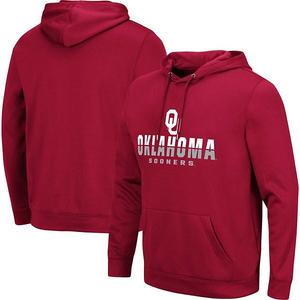 Мужской красный свитшот Oklahoma Sooners с капюшоном Colosseum