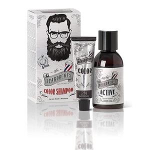 By Carobels Beardburys Шампунь Beardburys Color для бороды и волос Краска в шампуне - Удаление кролика и уход за бородой