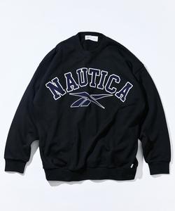 Толстовка с круглым вырезом и арочным логотипом, двойная, размер 25AW Nautica, цвет Black