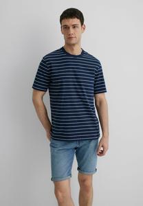 Футболка с принтом GESTREIFTES CASUAL MIT RUNDHALS Mavi, темно-синий