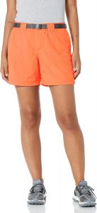 Columbia Womens Sandy River дышащие карго-шорты с защитой от солнца UPF 30, Sunset Orange