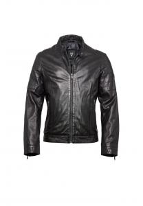 Кожаная куртка H.I.S, черный