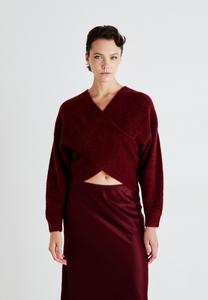Джемпер MSCH Copenhagen HOPE WRAP, Syrah/Bordeaux