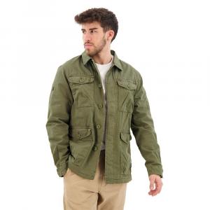 Куртка Superdry Military M65 Emb, зеленый