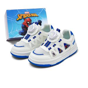 Детские скейтерские кроссовки Spider Man Disney, белый/синий