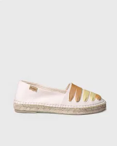 Женские эспадрильи из ткани на плоской подошве с резиновой подошвой Toni Pons, желтый