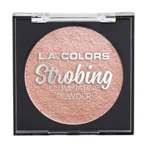 Пудровый хайлайтер Strobing Illuminating Powder L.A. Colors, цвет brazen beauty