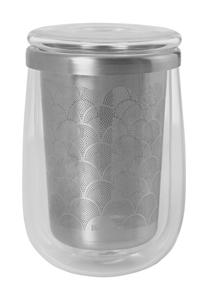 Стакан для чая, фильтр для чая AdHoc, цвет Transparent Silber