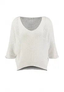 Свежий джемпер с v-образным вырезом wkn Key Largo, White