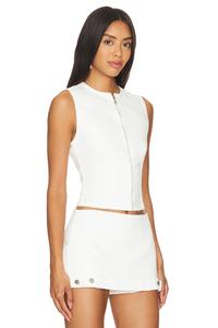 Жилет из денима ally Ser.O.Ya, белый