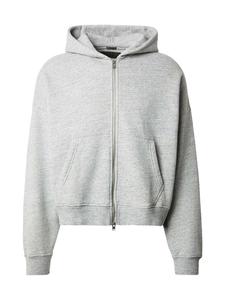 Abercrombie & Fitch Толстовка с молнией 'ESSENTIAL' в сером цвете