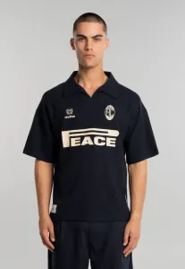 Рубашка-Поло «мирная вафля» Another Cotton Lab, Navy Blue