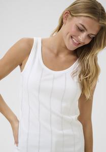 Топ Cream RIBBA STUDS, Snow White/White