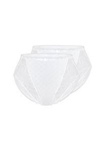 Трусики-Лифчики из хлопка жаккарда упаковка из 2 шт. Sassa, белый