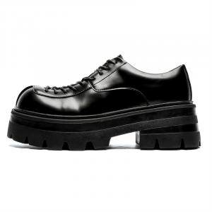 Chi Wolf Мужские повседневные туфли с низким верхом, черно-белые