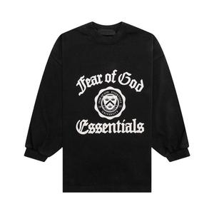 Футболка Fear of God Essentials Kids Heavy Long-Sleeve Tee, Black