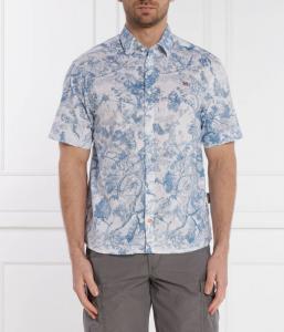 Рубашка мужская Napapijri с узором, синий