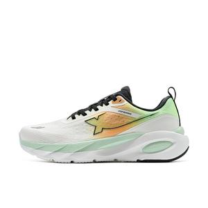 XTEP Кроссовки для бега Lingbu 2 с низкой амортизацией и износостойкостью, мужские, белые, зеленые, черные