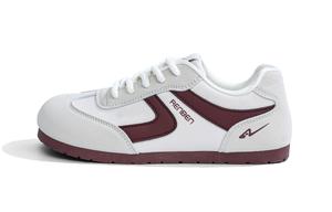 Износостойкие, легкие и дышащие низкие кроссовки для скейтбординга для женщин RENBEN, Burgundy