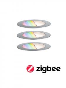 Комплект из 3 светодиодных встраиваемых напольных светильников Plug & Shine  Paulmann