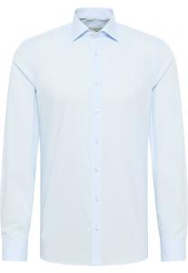 Рубашка Slim Fit на пуговицах ETERNA, светло-голубой