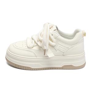 ZHR Износостойкие и легкие низкие скейтбордские кроссовки женские бежевый - бежевый[Улучшенные 4,5 см], цвет Beige[Upgraded 4.5cm]