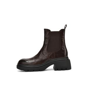 BOERDIQI Коричневые женские челси-ботинки Crew высотой 4,5 см, цвет Brown