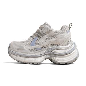 KODI Устойчивые к истиранию низкие массивные кроссовки женские синие с увеличенной высотой 9 см, цвет Blue+Height-Increasing Version 9 Cm